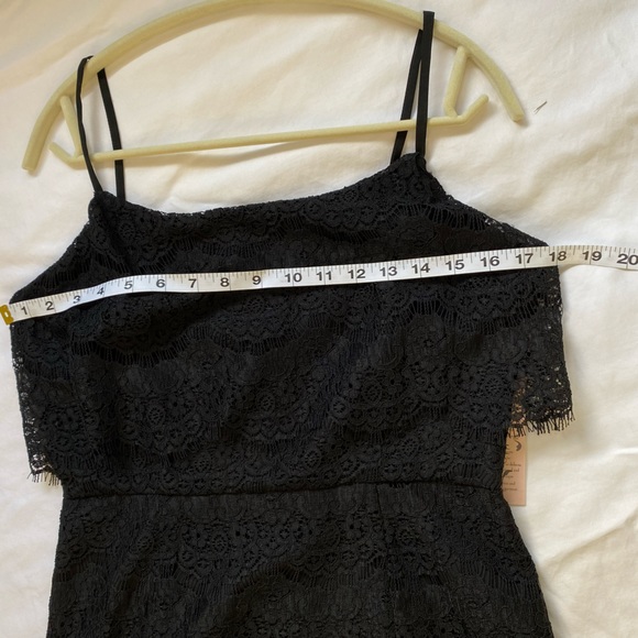 NANETTE Nanette Lepore Lace Black Dress NWT Size 6 - Picture 5 of 8